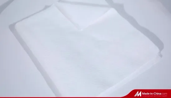 Produttore Fornitore Tessuti non tessuti spunlace in poliestere al 100% non tessuto Materiali in rotolo per salviettine umidificate